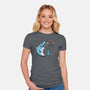 I Am Okey-Womens-Fitted-Tee-summerdsgn