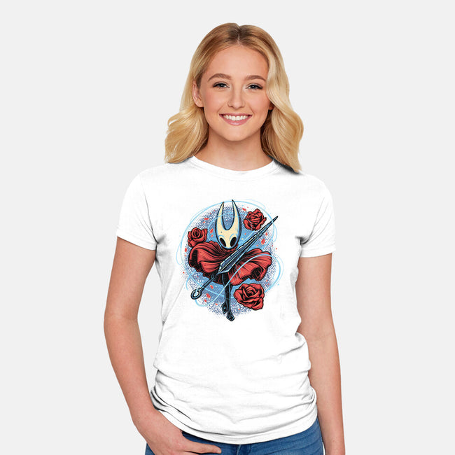 Master Of The Needle And Thread-Womens-Fitted-Tee-glitchygorilla