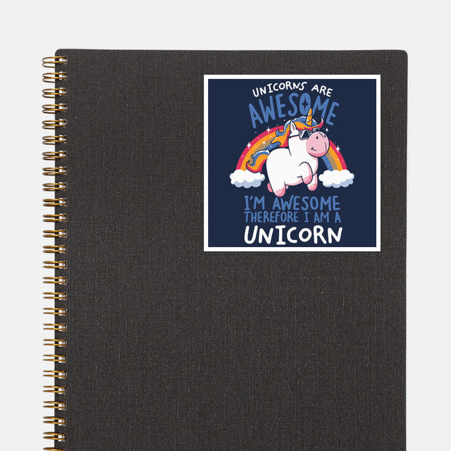 Unicorns Are Awesome-None-Glossy-Sticker-koalastudio
