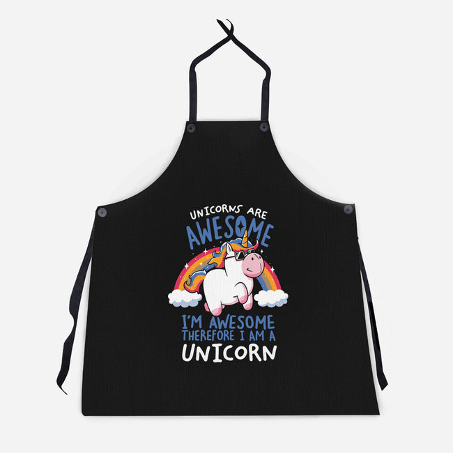 Unicorns Are Awesome-Unisex-Kitchen-Apron-koalastudio