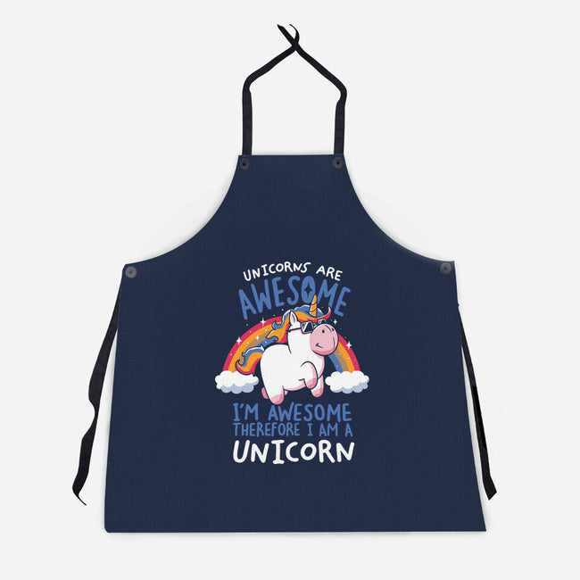 Unicorns Are Awesome-Unisex-Kitchen-Apron-koalastudio