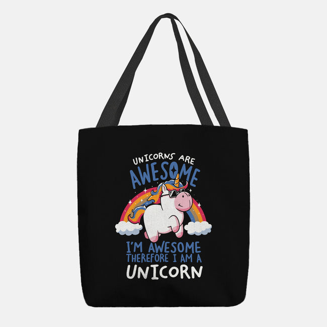 Unicorns Are Awesome-None-Basic Tote-Bag-koalastudio