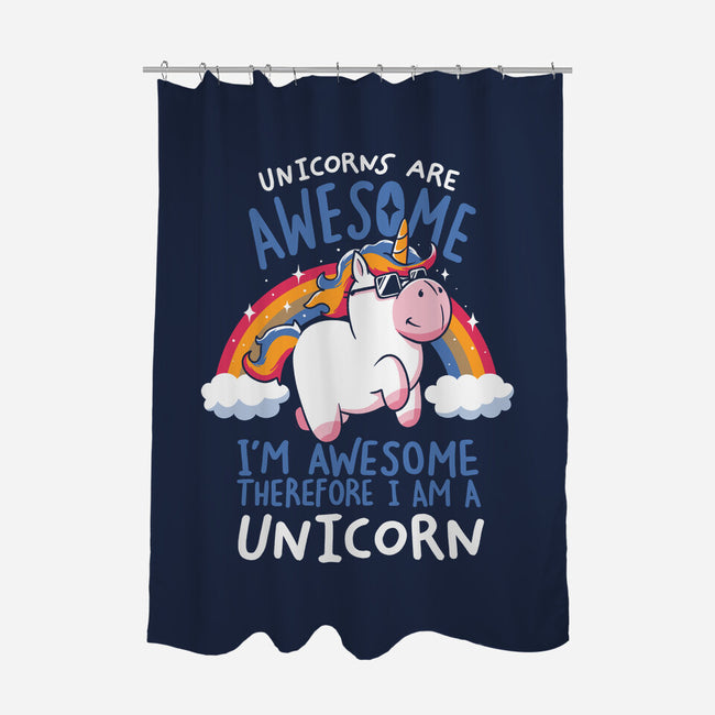 Unicorns Are Awesome-None-Polyester-Shower Curtain-koalastudio
