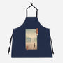 Silent Mountain Ukiyo-e-Unisex-Kitchen-Apron-vp021