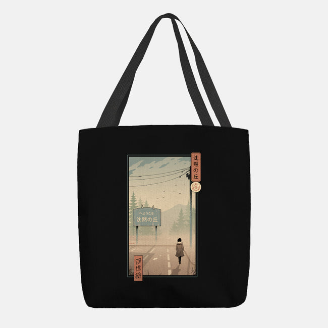 Silent Mountain Ukiyo-e-None-Basic Tote-Bag-vp021
