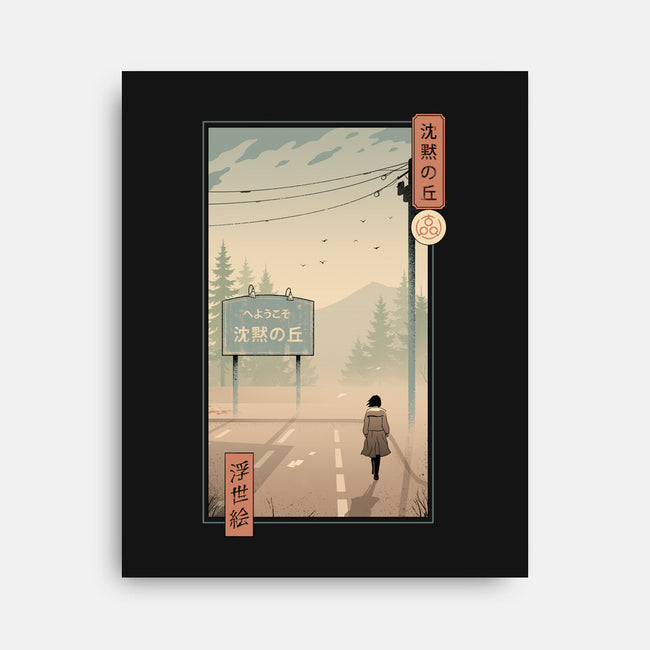 Silent Mountain Ukiyo-e-None-Stretched-Canvas-vp021