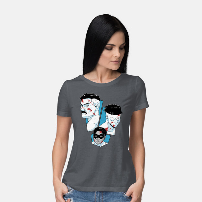 Like Father Like Son-Womens-Basic-Tee-Geekydog