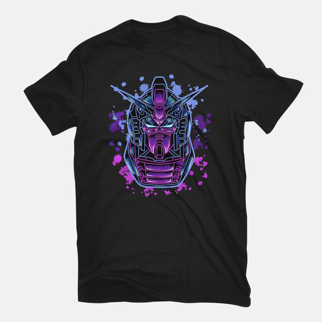 Gundam Neon-Womens-Fitted-Tee-nickzzarto
