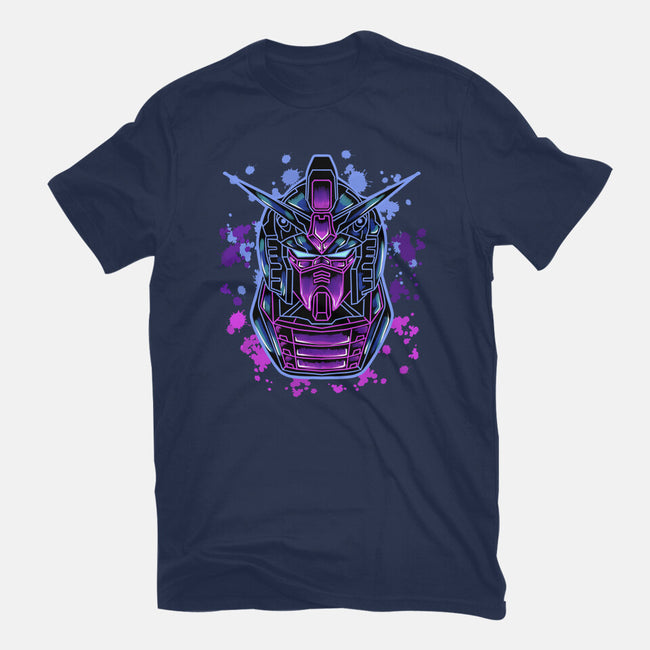 Gundam Neon-Womens-Fitted-Tee-nickzzarto