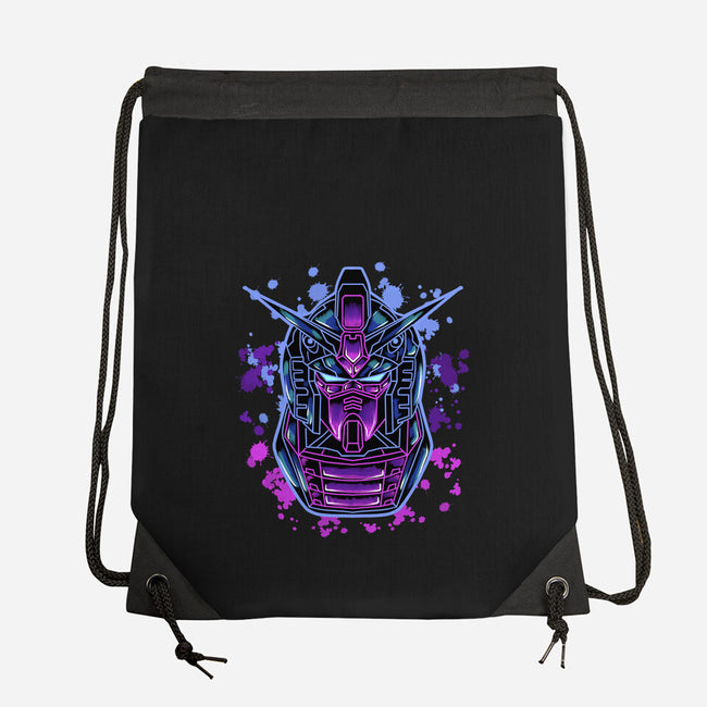 Gundam Neon-None-Drawstring-Bag-nickzzarto