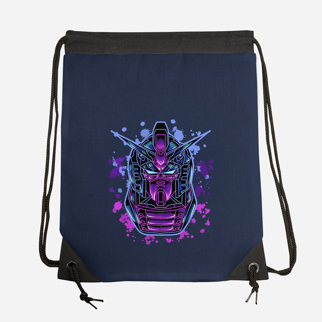 Gundam Neon-None-Drawstring-Bag-nickzzarto