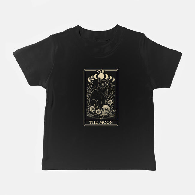 The Moon Cat Tarot-Baby-Basic-Tee-fanfabio