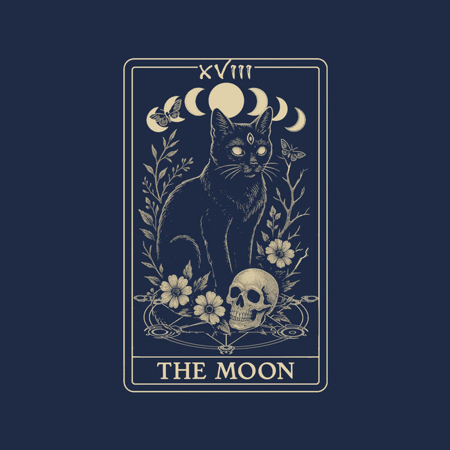 The Moon Cat Tarot-Unisex-Pullover-Sweatshirt-fanfabio
