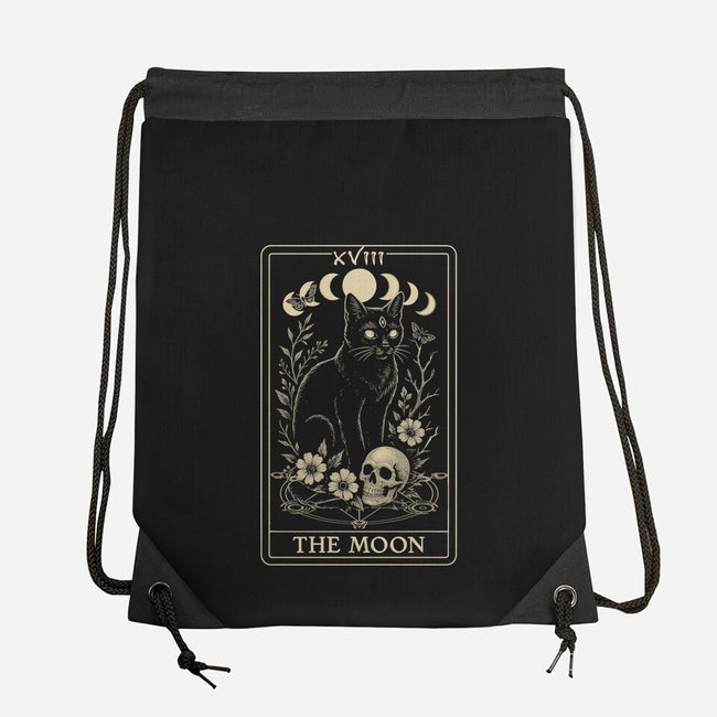 The Moon Cat Tarot-None-Drawstring-Bag-fanfabio