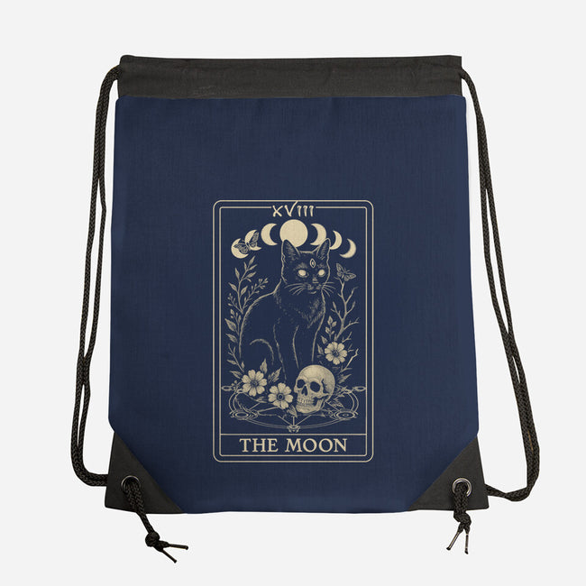 The Moon Cat Tarot-None-Drawstring-Bag-fanfabio