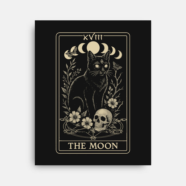 The Moon Cat Tarot-None-Stretched-Canvas-fanfabio