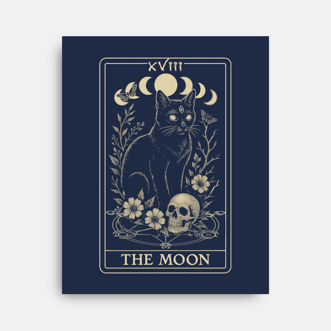 The Moon Cat Tarot-None-Stretched-Canvas-fanfabio