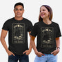 The Moon Cat Tarot-Unisex-Basic-Tee-fanfabio