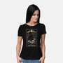 The Moon Cat Tarot-Womens-Basic-Tee-fanfabio