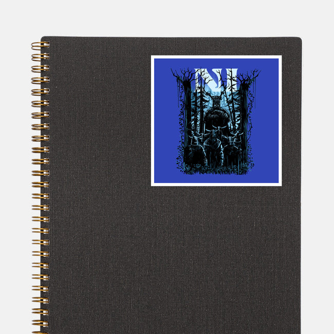 All You Can Hear In The Forest Is NI-None-Glossy-Sticker-zascanauta