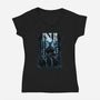 All You Can Hear In The Forest Is NI-Womens-V-Neck-Tee-zascanauta
