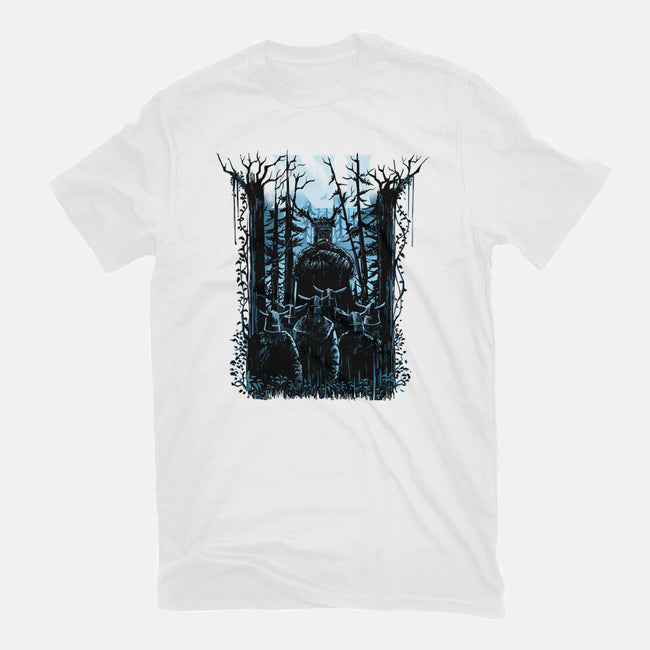 All You Can Hear In The Forest Is NI-Womens-Fitted-Tee-zascanauta