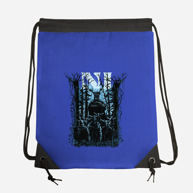 All You Can Hear In The Forest Is NI-None-Drawstring-Bag-zascanauta