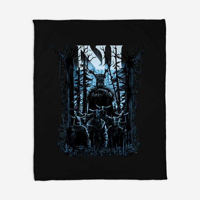 All You Can Hear In The Forest Is NI-None-Fleece-Blanket-zascanauta
