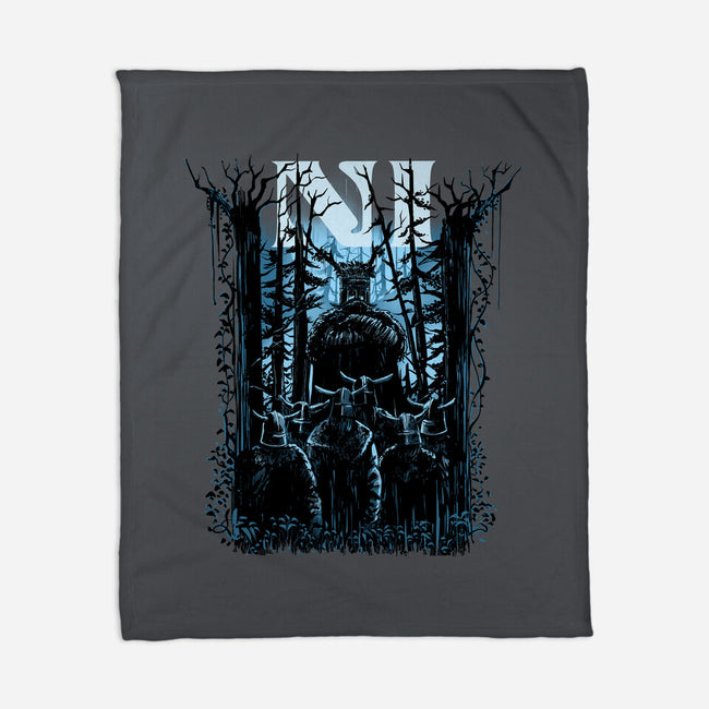 All You Can Hear In The Forest Is NI-None-Fleece-Blanket-zascanauta