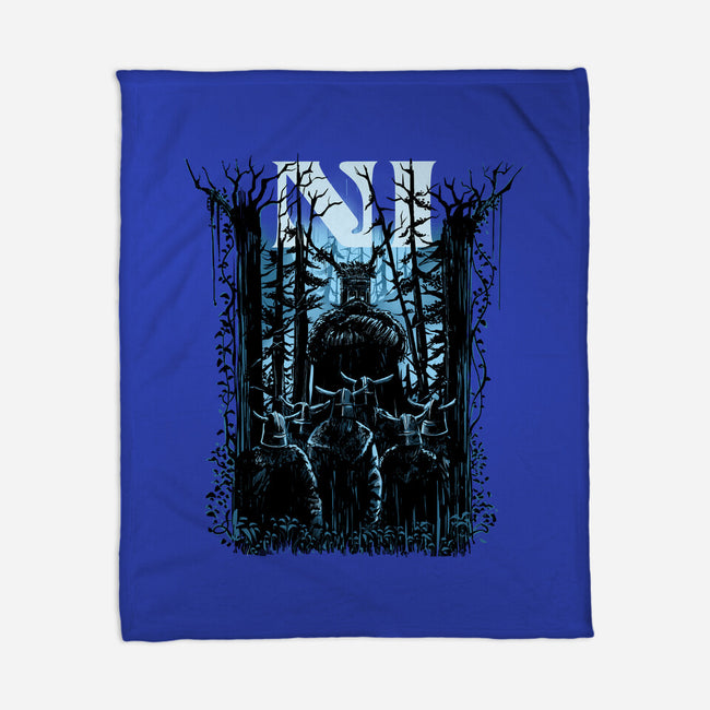 All You Can Hear In The Forest Is NI-None-Fleece-Blanket-zascanauta