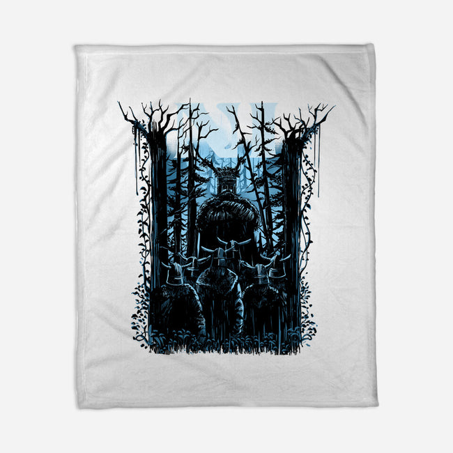 All You Can Hear In The Forest Is NI-None-Fleece-Blanket-zascanauta