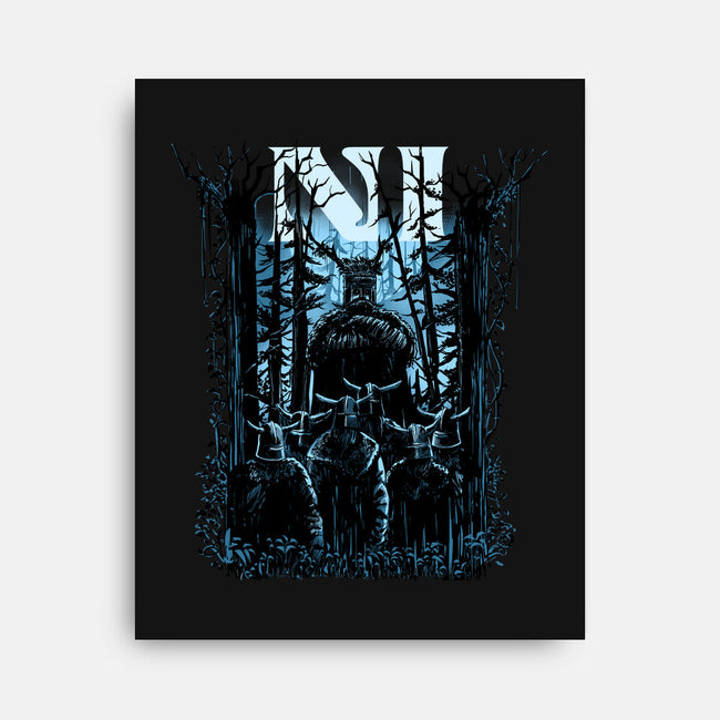 All You Can Hear In The Forest Is NI-None-Stretched-Canvas-zascanauta