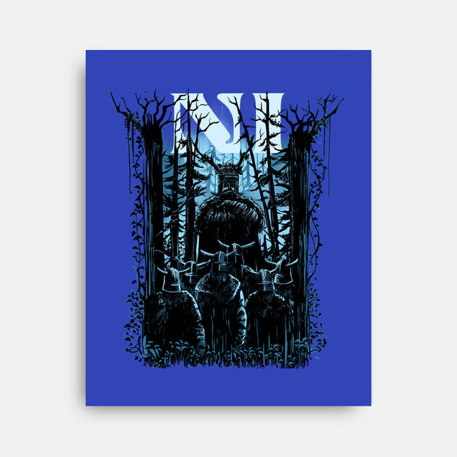 All You Can Hear In The Forest Is NI-None-Stretched-Canvas-zascanauta