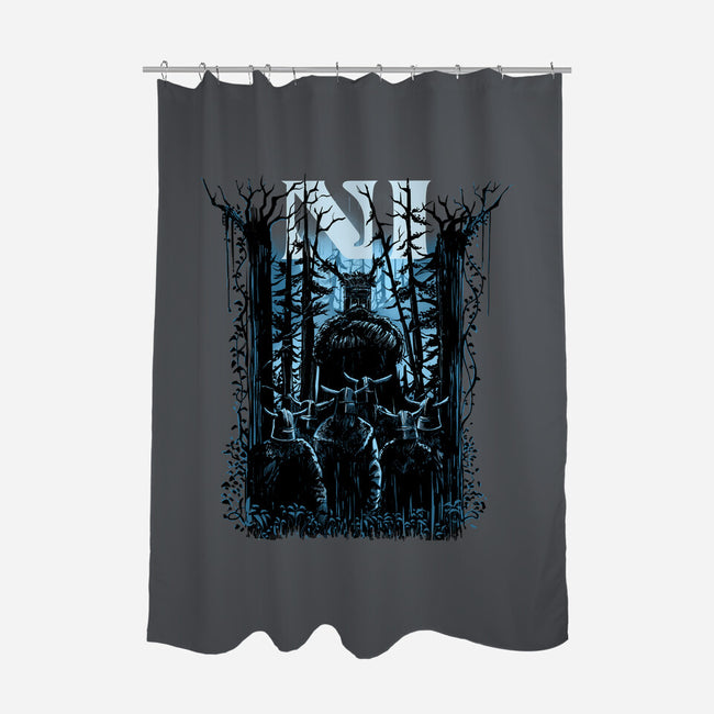 All You Can Hear In The Forest Is NI-None-Polyester-Shower Curtain-zascanauta