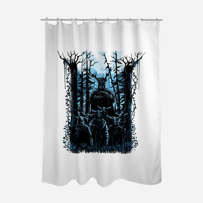 All You Can Hear In The Forest Is NI-None-Polyester-Shower Curtain-zascanauta