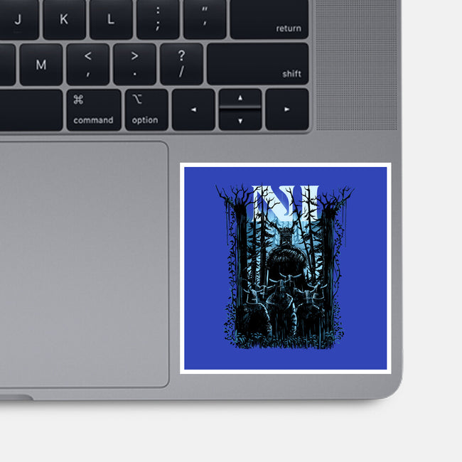 All You Can Hear In The Forest Is NI-None-Glossy-Sticker-zascanauta