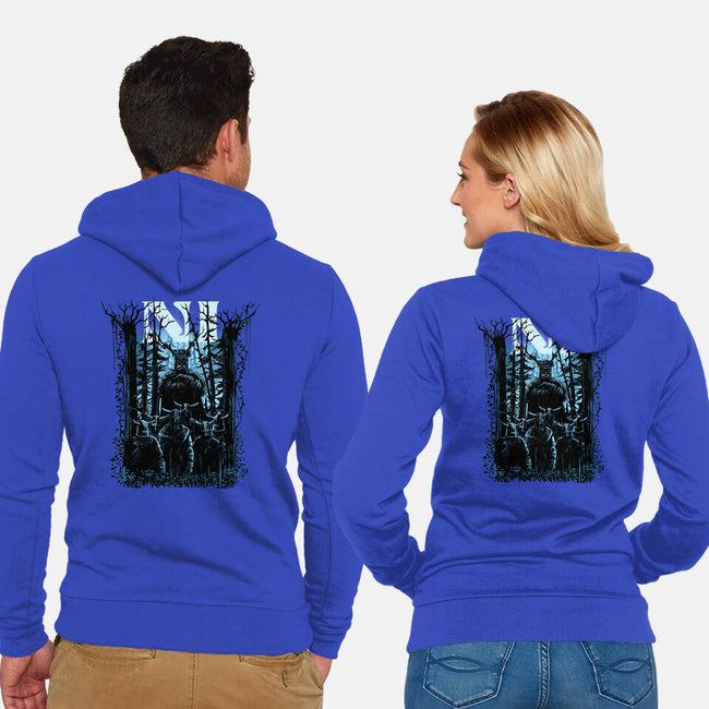 All You Can Hear In The Forest Is NI-Unisex-Zip-Up-Sweatshirt-zascanauta