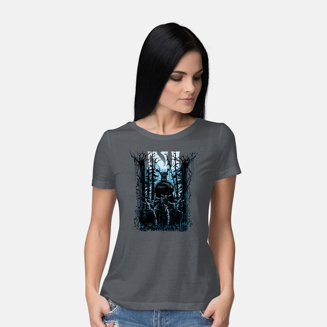 All You Can Hear In The Forest Is NI-Womens-Basic-Tee-zascanauta