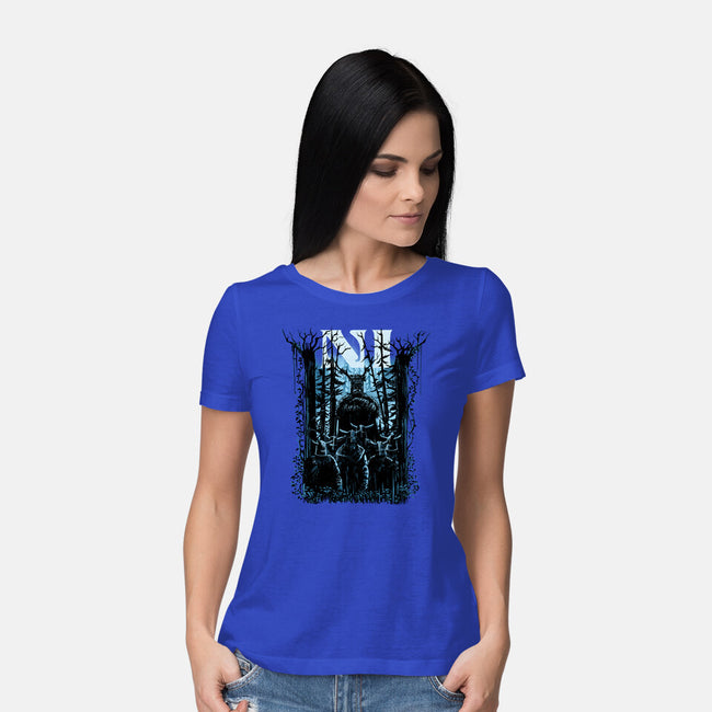 All You Can Hear In The Forest Is NI-Womens-Basic-Tee-zascanauta