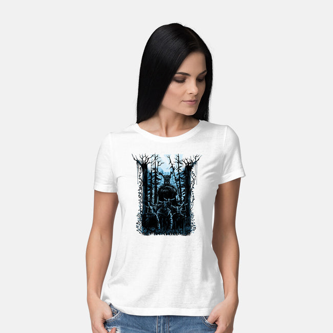 All You Can Hear In The Forest Is NI-Womens-Basic-Tee-zascanauta