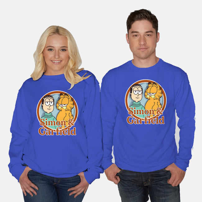 Simon & Garfield-Unisex-Crew Neck-Sweatshirt-SeamusAran