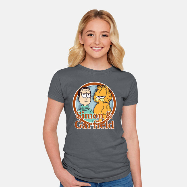 Simon & Garfield-Womens-Fitted-Tee-SeamusAran