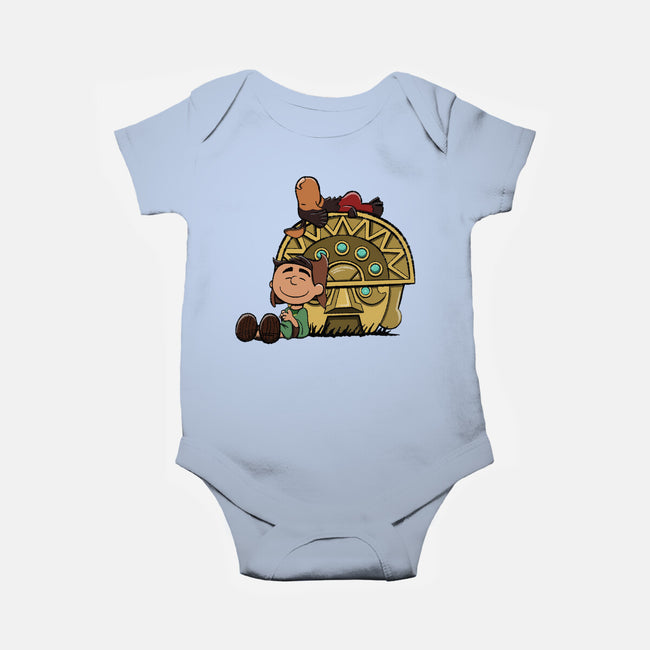 Boom Baby-Baby-Basic-Onesie-DrawnByBryan