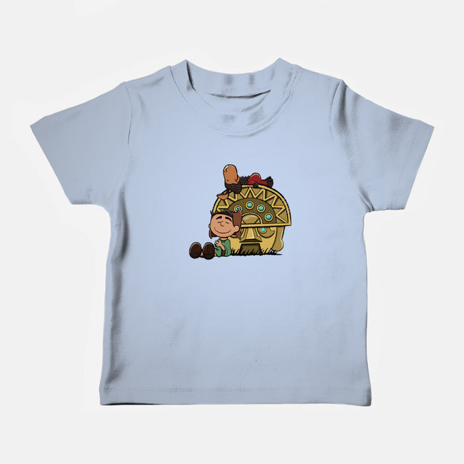 Boom Baby-Baby-Basic-Tee-DrawnByBryan
