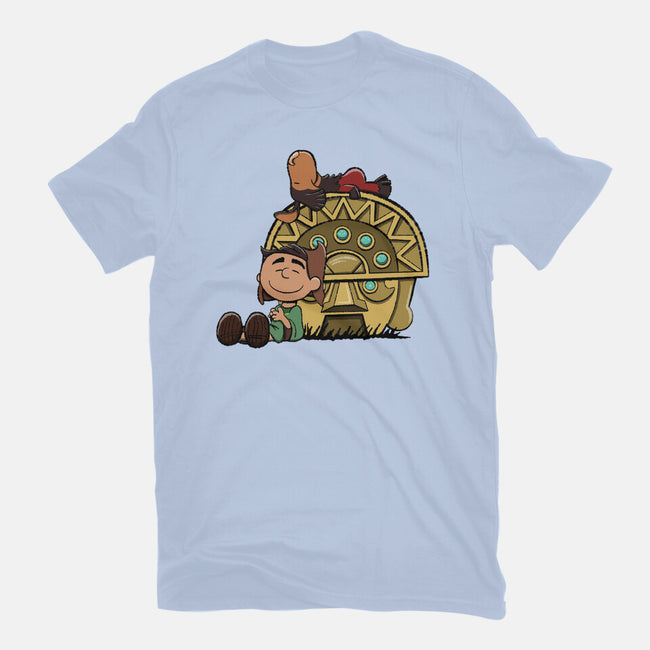 Boom Baby-Mens-Basic-Tee-DrawnByBryan