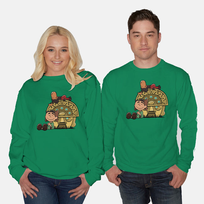 Boom Baby-Unisex-Crew Neck-Sweatshirt-DrawnByBryan