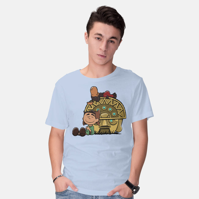 Boom Baby-Mens-Basic-Tee-DrawnByBryan