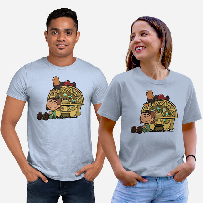 Boom Baby-Unisex-Basic-Tee-DrawnByBryan
