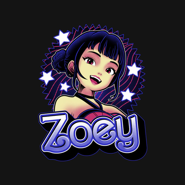 Demon Huntress Zoey-Womens-V-Neck-Tee-Astrobot Invention