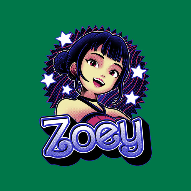 Demon Huntress Zoey-Womens-Fitted-Tee-Astrobot Invention